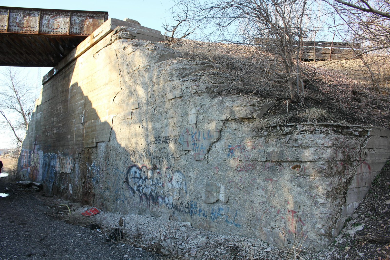 East abutment